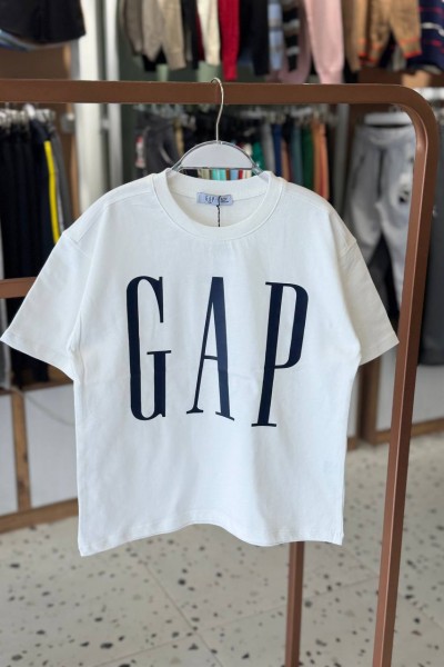 Beyaz Crop Tişört