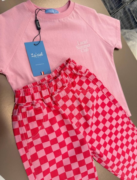 Laciel Damalı Pantolon
