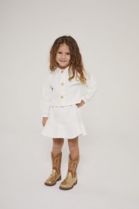 Yıldız Düğmeli Etek Takım