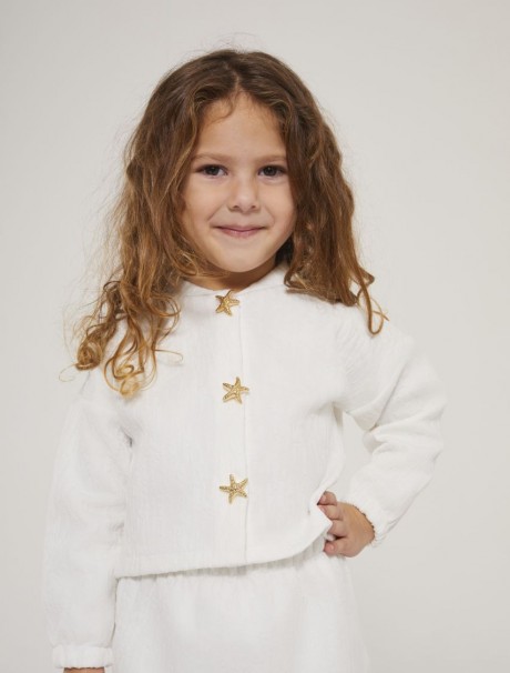 Yıldız Düğmeli Etek Takım