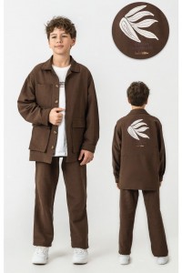 Baskılı Keten Takım