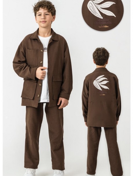 Baskılı Keten Takım