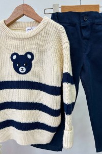 Desenli Triko Takım