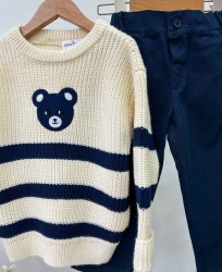 Desenli Triko Takım