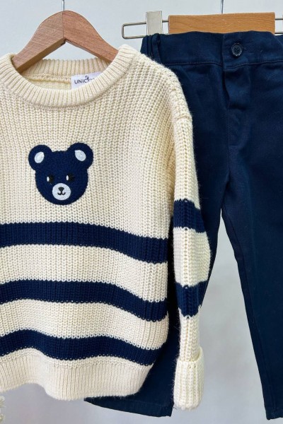 Desenli Triko Takım