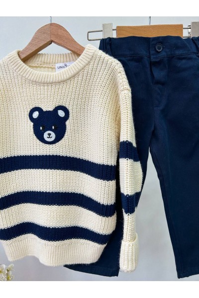 Desenli Triko Takım