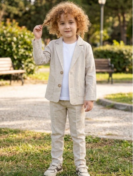 Mevsimlik Keten Takım